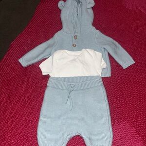 Carter's Blue and White Kids Matching Set